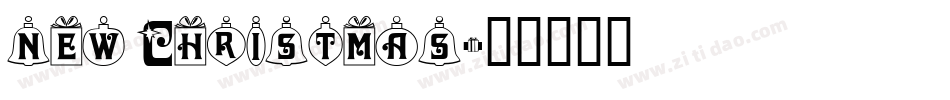 new Christmas字体转换